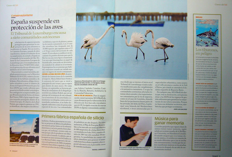 En el número 323 de noviembre del 2006 de la revista Integral una imagen del fotógrafo Andrés López sirvió para ilustrar una noticia sobre el incumplimiento por parte del Gobierno […]