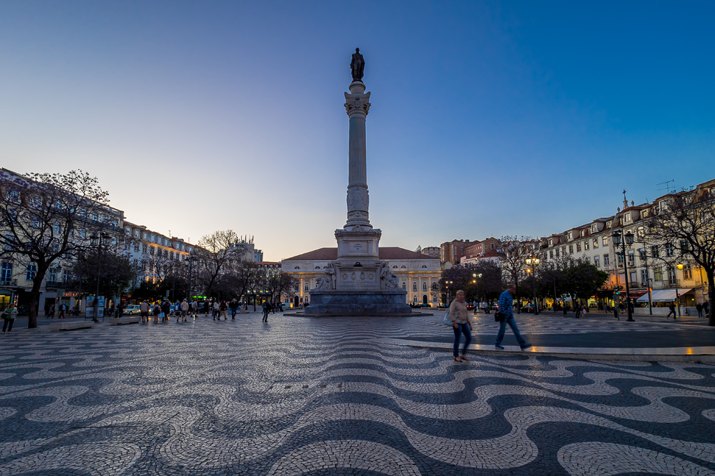 Estatua de Dom Pedro IV , Plaza del Rossio, Lisboa